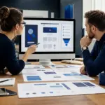 A marketing team planning a focused landing page for a local campaign